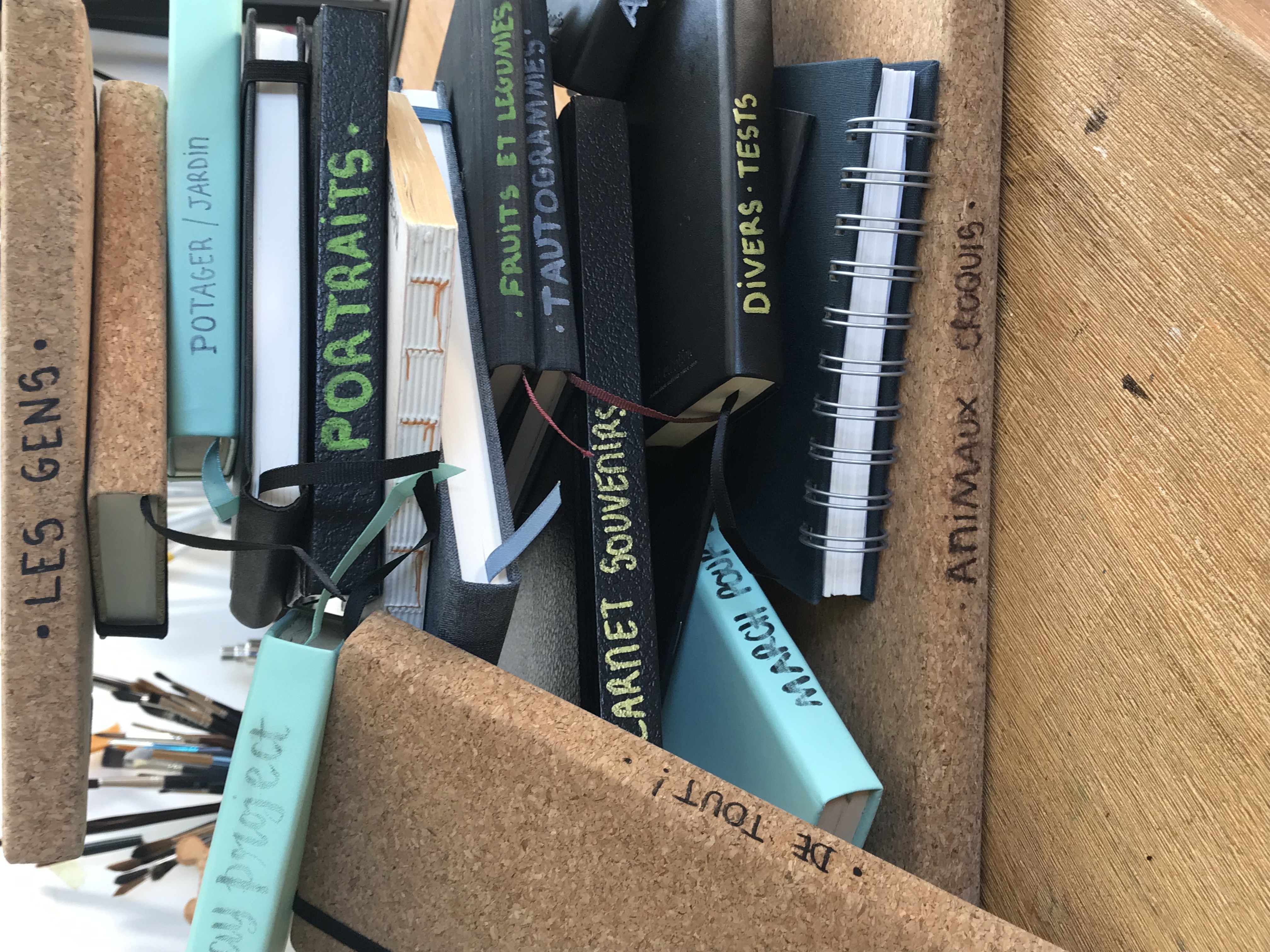 Photo d'une pile de carnets