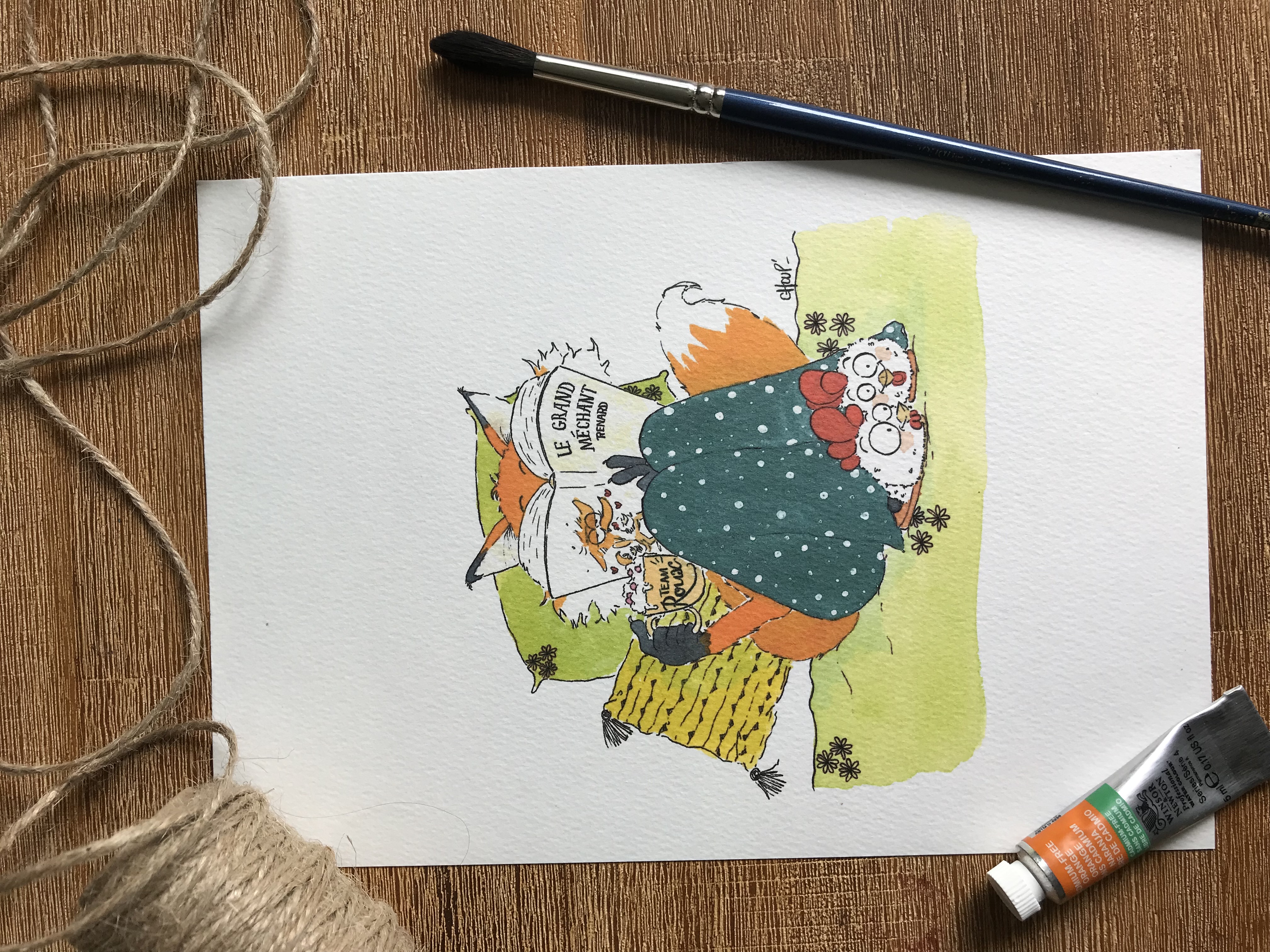 Exemple d'un dessin original